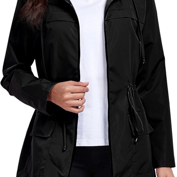 Jackets & Blazers - NWT Black Rain Jacket